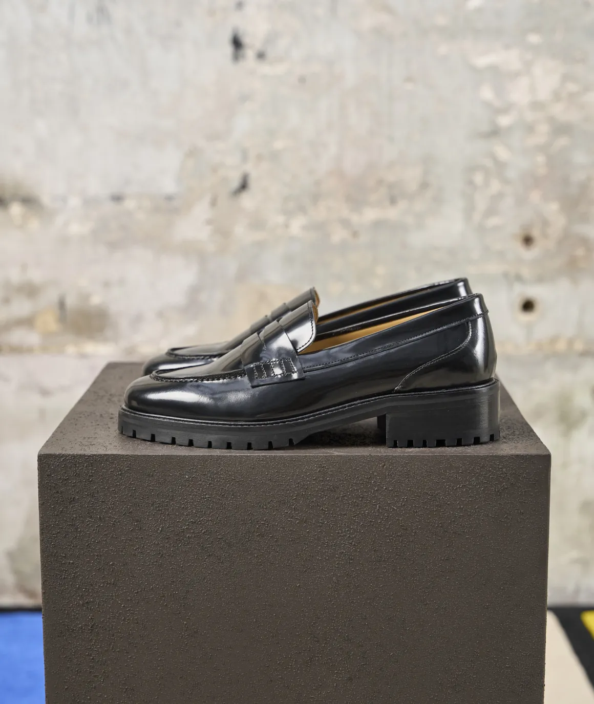 Femme Paire et Fils Mocassins Et Derbies-Mocassin femme en cuir noir vernis