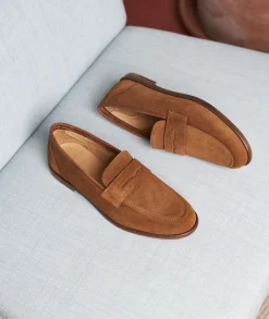 Femme Paire et Fils Mocassins Et Derbies-Mocassin femme en daim