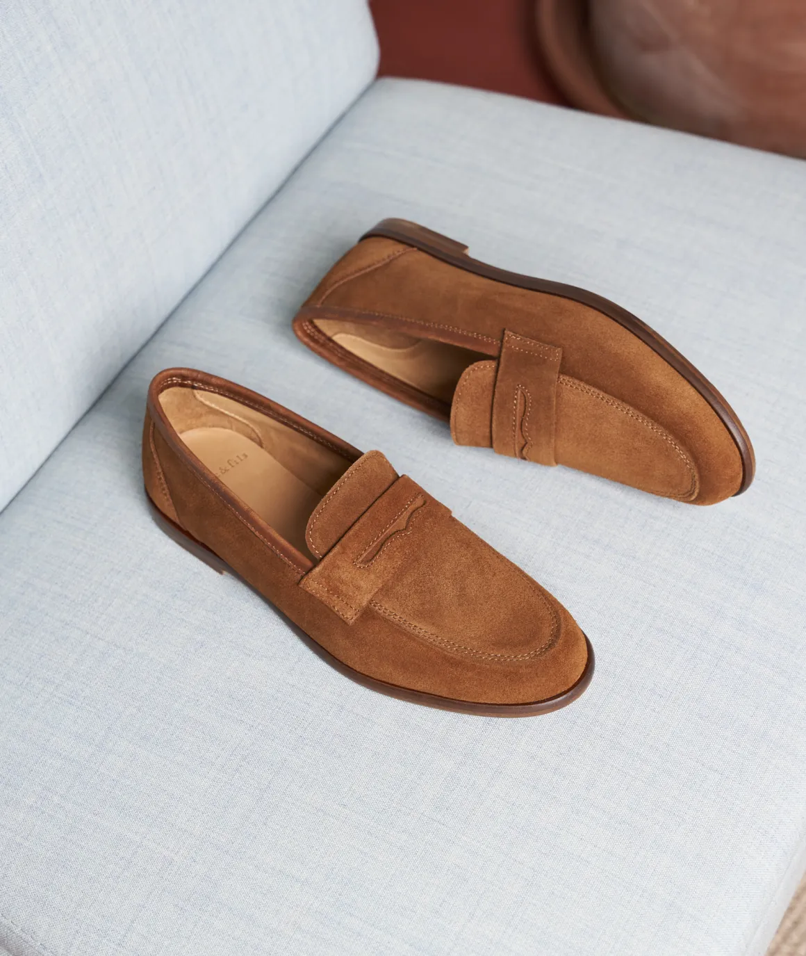 Femme Paire et Fils Mocassins Et Derbies-Mocassin femme en daim