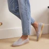 Femme Paire et Fils Mocassins Et Derbies-Mocassin femme en daim gris perle