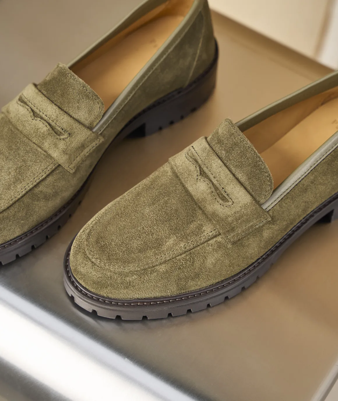 Femme Paire et Fils Mocassins Et Derbies-Mocassin femme en daim