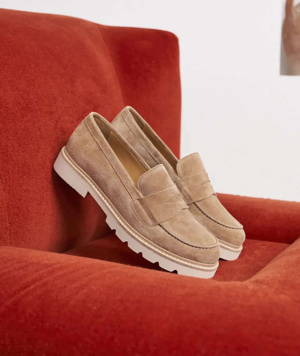 Femme Paire et Fils Mocassins Et Derbies-Mocassin femme en daim