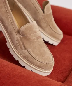 Femme Paire et Fils Mocassins Et Derbies-Mocassin femme en daim