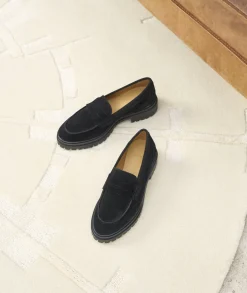 Femme Paire et Fils Mocassins Et Derbies-Mocassin femme en daim