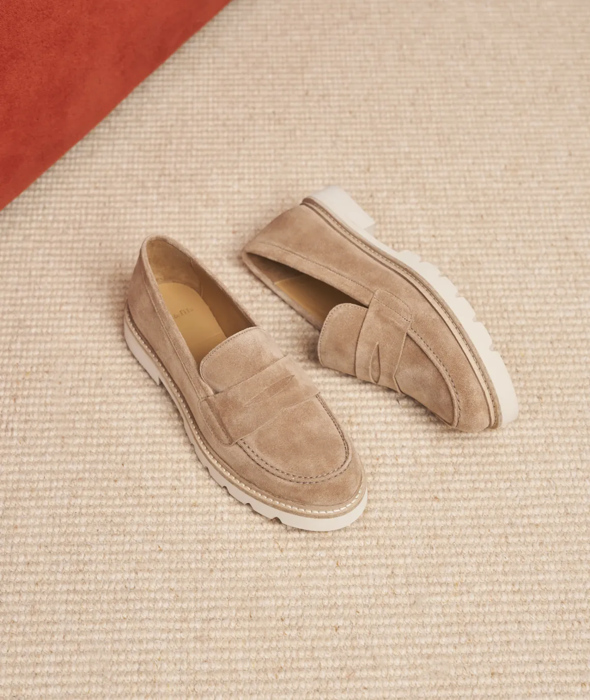 Femme Paire et Fils Mocassins Et Derbies-Mocassin femme en daim