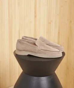 Femme Paire et Fils Mocassins Et Derbies-Mocassin femme en daim terre d'argile