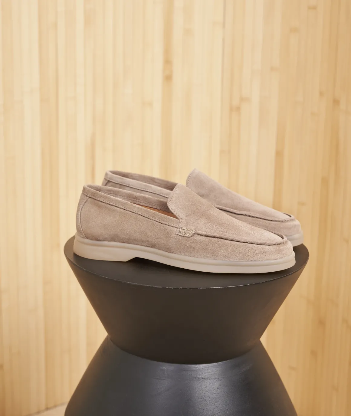 Femme Paire et Fils Mocassins Et Derbies-Mocassin femme en daim terre d'argile
