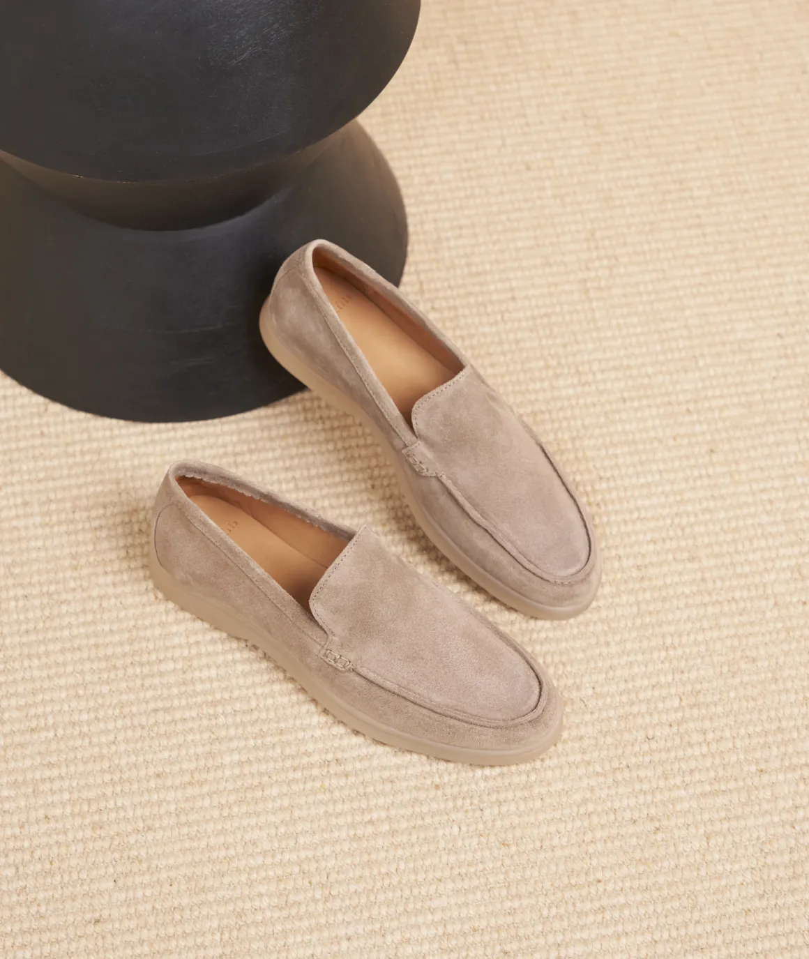 Femme Paire et Fils Mocassins Et Derbies-Mocassin femme en daim terre d'argile