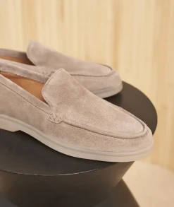 Femme Paire et Fils Mocassins Et Derbies-Mocassin femme en daim terre d'argile