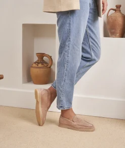 Femme Paire et Fils Mocassins Et Derbies-Mocassin femme en daim vieux