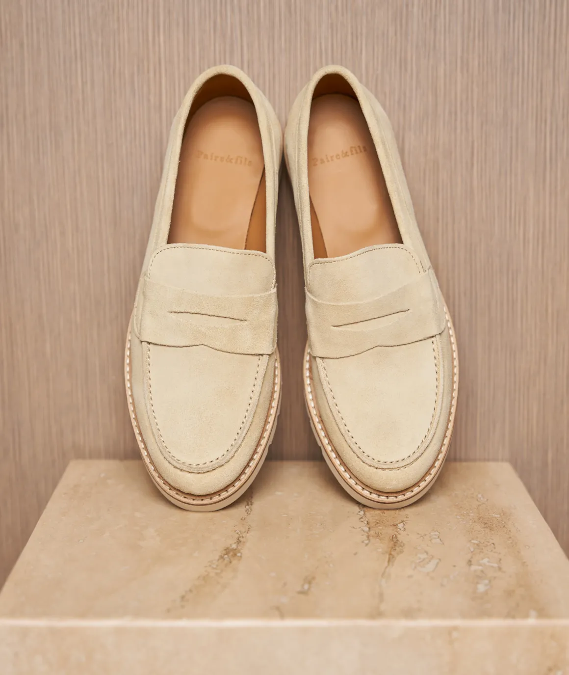 Femme Paire et Fils Mocassins Et Derbies-Mocassin femme en daim