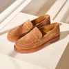 Femme Paire et Fils Mocassins Et Derbies-Mocassin femme en daimcoco