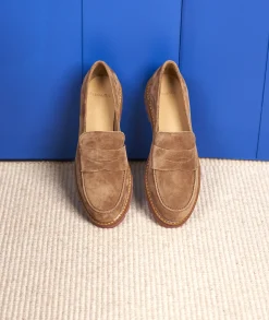Femme Paire et Fils Mocassins Et Derbies-Mocassin femme en daimcoco