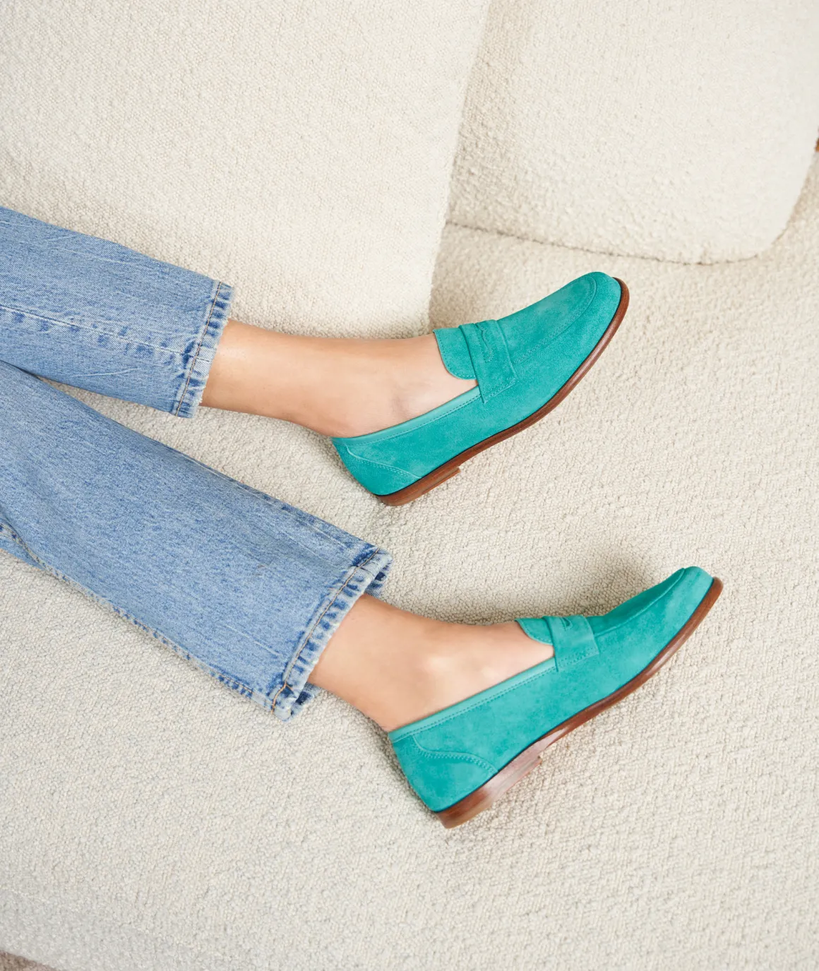 Femme Paire et Fils Mocassins Et Derbies-Mocassin femme en daim