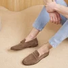Homme Paire et Fils Mocassins-Mocassin homme en daim Brun