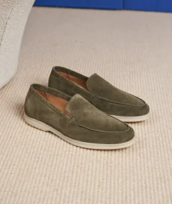 Homme Paire et Fils Mocassins-Mocassin homme en daim