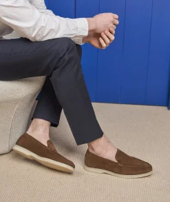 Homme Paire et Fils Mocassins-Mocassin homme en daim 