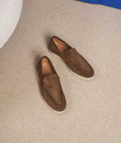 Homme Paire et Fils Mocassins-Mocassin homme en daim