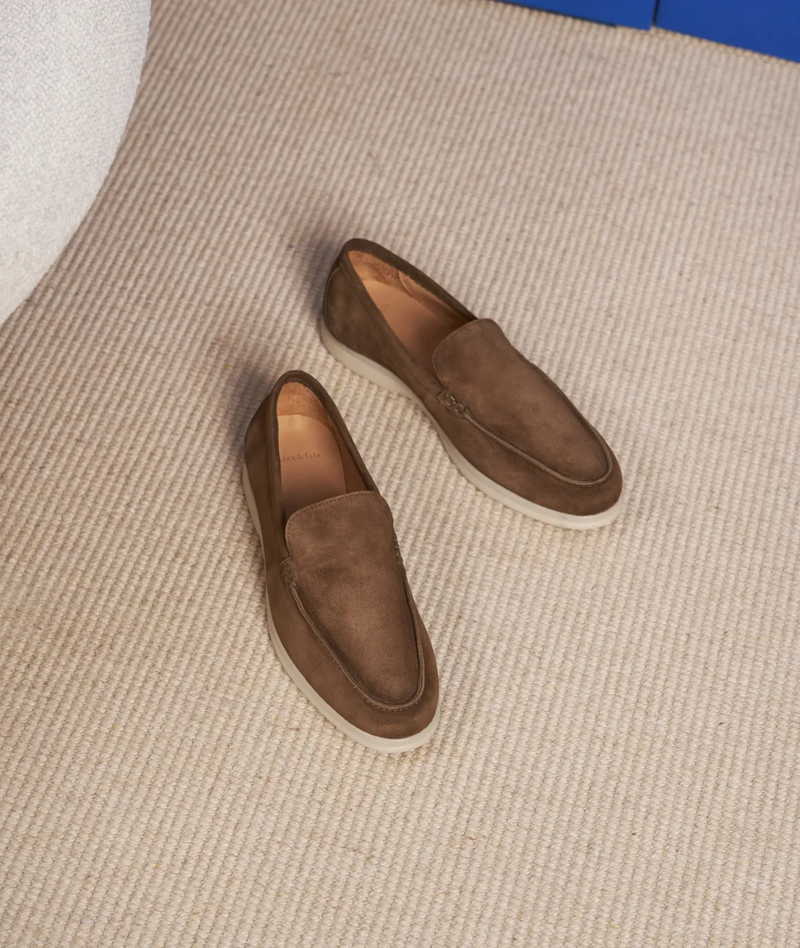 Homme Paire et Fils Mocassins-Mocassin homme en daim