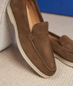 Homme Paire et Fils Mocassins-Mocassin homme en daim