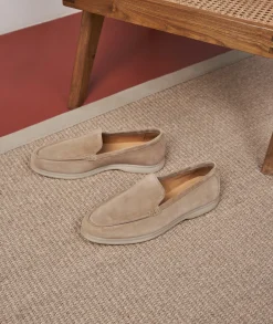 Homme Paire et Fils Mocassins-Mocassin homme en daim