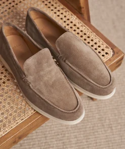 Homme Paire et Fils Mocassins-Mocassin homme en daim