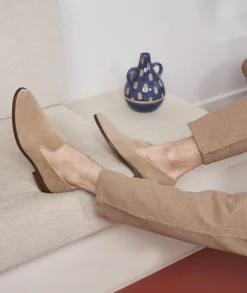 Homme Paire et Fils Mocassins-Mocassin sleepers en daim