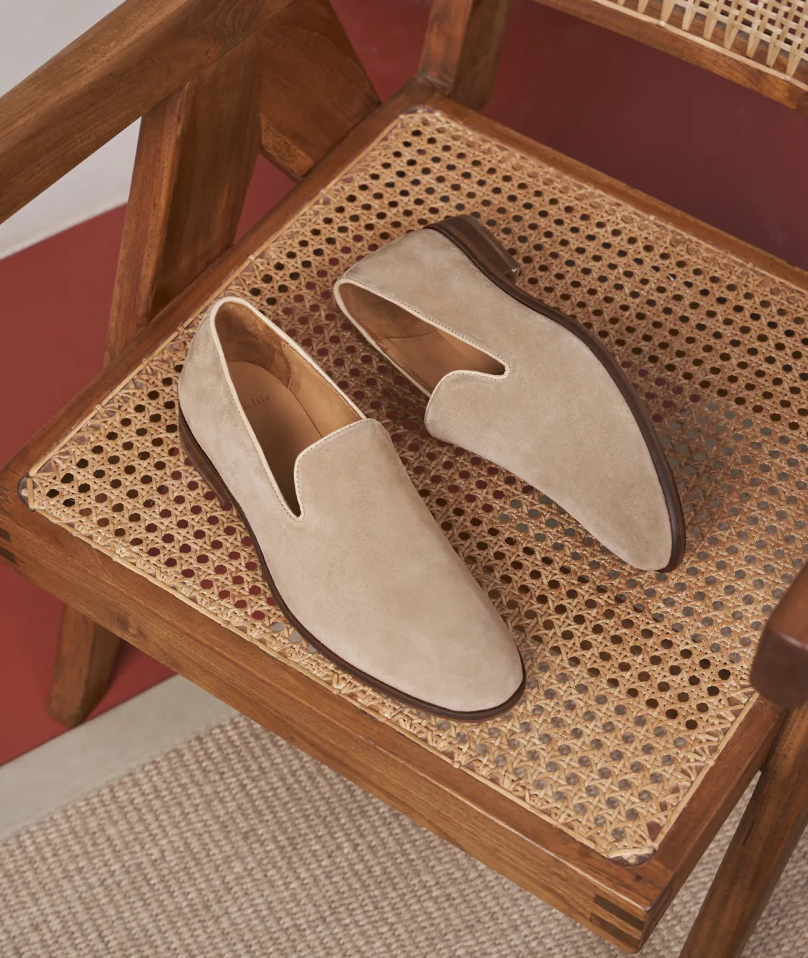 Homme Paire et Fils Mocassins-Mocassin sleepers en daim