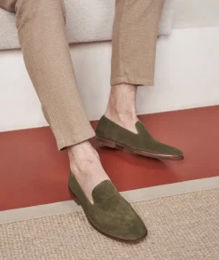 Homme Paire et Fils Mocassins-Mocassin sleepers en daim