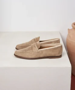 Homme Paire et Fils Mocassins-Mocassins en daim 