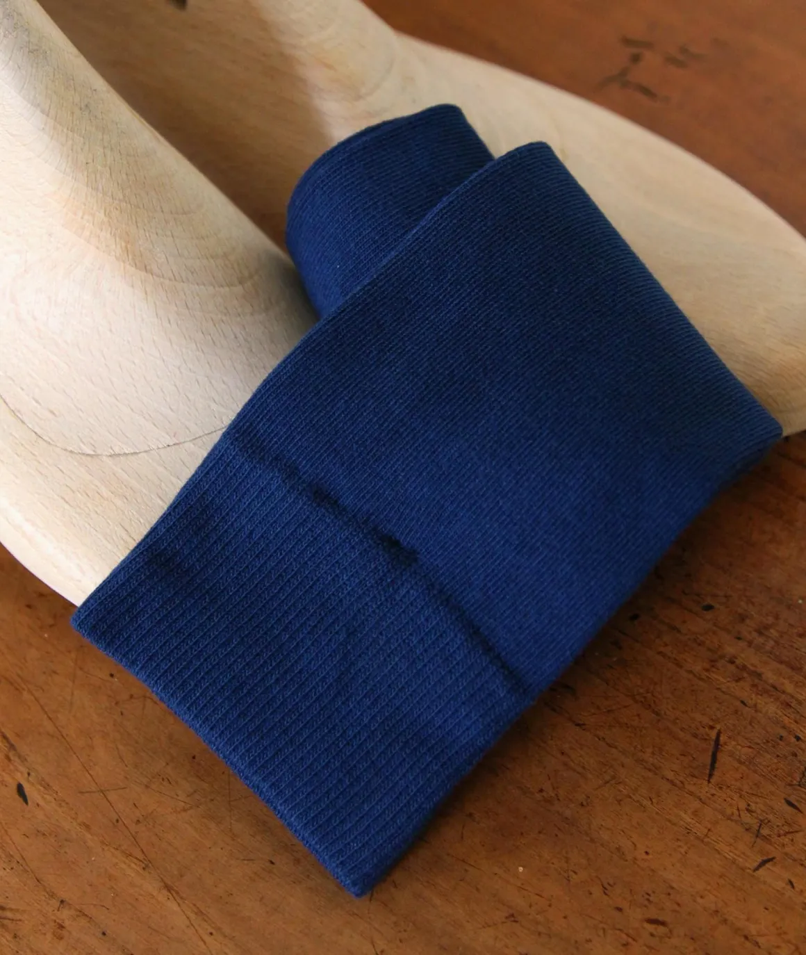 Homme Paire et Fils Chaussettes-Paire de chaussettes en coton cobalt