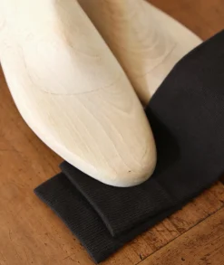 Homme Paire et Fils Chaussettes-Paire de chaussettes en coton brun acajou