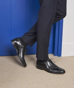 Homme Paire et Fils Derbies Et Richelieu-Richelieu homme en cuir noir