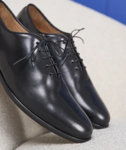 Homme Paire et Fils Derbies Et Richelieu-Richelieu homme en cuir noir