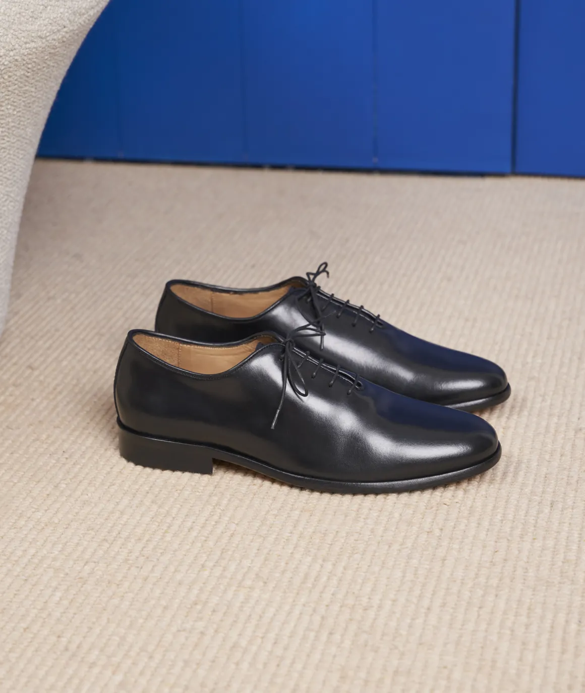 Homme Paire et Fils Derbies Et Richelieu-Richelieu homme en cuir noir