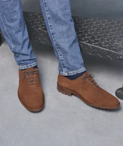 Homme Paire et Fils Derbies Et Richelieu-Richelieu homme en daim marron