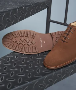 Homme Paire et Fils Derbies Et Richelieu-Richelieu homme en daim marron