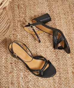 Femme Paire et Fils Sandales-Sandales à talon femme en cuir