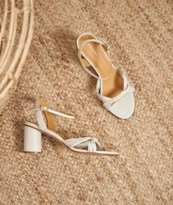 Femme Paire et Fils Sandales-Sandales à talon femme en cuir cassé