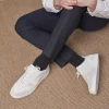 Homme Paire et Fils Sneakers-Sneakers en cuir blancet daim