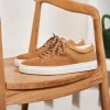 Homme Paire et Fils Sneakers-Sneakers homme en daim beige